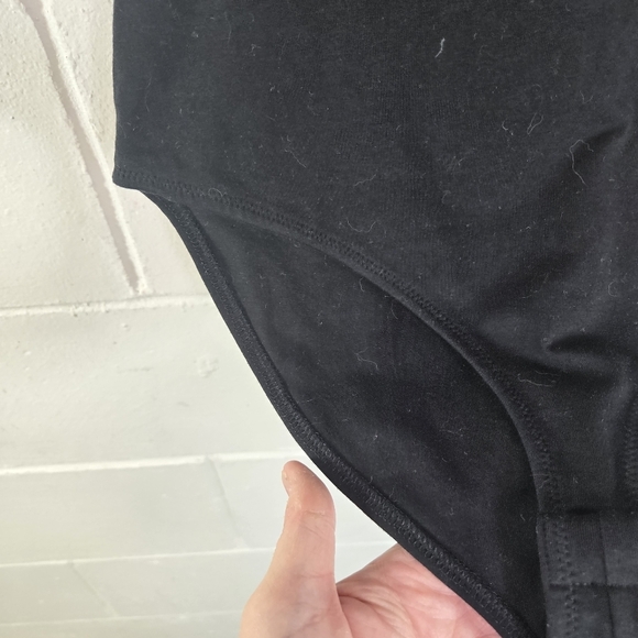 Pact Black Organic Cotton Bodysuit - Picture 5 of 10